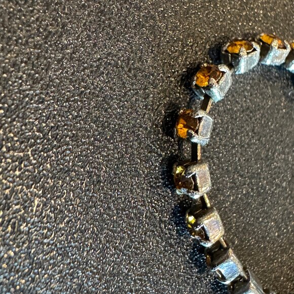 Art Deco Gold Rhinestone Bracelet Set | Gatsby Glam Jewelry | Vintage-Inspired - Picture 4 of 7